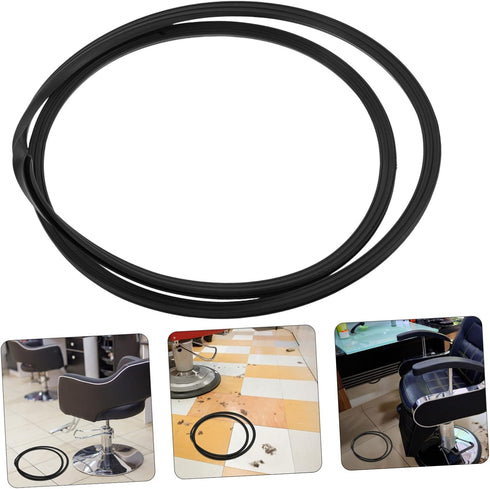 Ipetboom Replacement Parts for Salon Equipment Rubber Ring Base for Chair Leg Easy Install Floor Protector Cap Sofa Leg