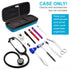 Hard Stethoscope Case, Large Carrying Case with ID Slot, Compatible with 3M Littmann/ADC/Omron/MDF Stethoscope