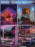 33FT 66LED Smart Color Changing String Lights for Bedroom, App Control LED Globe Fairy Lights with Remote, Twinkle