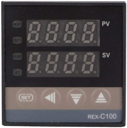 Oumefar 0 to 400°C PID Digital Temperature Controller Thermostat Kit REX-C100FK02-V*DN