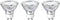 Lepro Non-Dimmable GU10 LED Light Bulbs, 2700K Soft Warm Light GU10 Bulb
