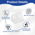 50pcs 34 20 20mm 90 HARFINGTON Plastic Corner Braces x x L-Shape Degree Right Angle Brackets Corner Braces with Screws