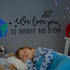 11" 24.5" Vinyl Wall Art Decal - We Love You to Infinity and Beyond - x - Cute Sweet Charming Rocket Ship Stars Kids