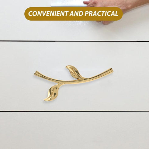 Closet Luxshiny Cabinet Drawer Pull Handle for Wardrobe and Door Hardware, Left-Side Furniture Handle for Dresser