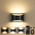 tiyiawi Battery Powered Wall Sconces, Rechargeable Magnetic Wall Sconce with Remote Control, 3