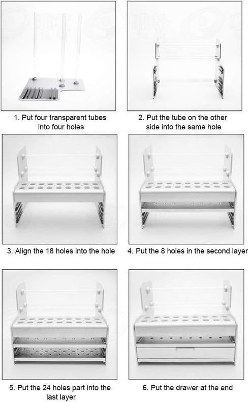 ZJchao Multi Function Screwdriver Holder, Storage Display Rack for Glasses Repair Tool with Drawer