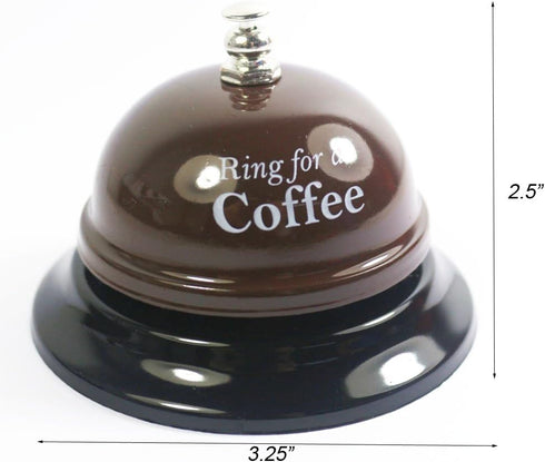 KiaoTime Call Bell Ring for Service - Desk Kitchen Bar Counter Top, Coffee, Stage Hens Party Wedding Accessory