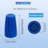 30PCS Waterproof Wire Electrical Connectors 22AWG-12AWG, Outdoor Seal Electrical Twist Nuts Caps Cable Terminal Connector for Landscape Light, Irrigation Valves, Wet Location Installation, Blue