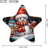 ALAZA Merry Christmas Snowman Tree Black Star Shaped LED Night Light Dusk to Dawn Sensor Plug in Night Home Decor Desk