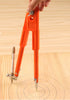 Professional Woodworking Compass Pencil Marking Compass for Geometry, Medium Circle Maker Scriber