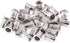 Keadic 50Pcs M6 Metric Rivet Nut, Stainless Steel Flat Head Threaded Insert for Automotive, Furniture, Decoration