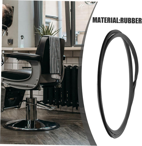 41.5cm Vaguelly Salon Chair Rubber Base Protector Ring Non-Slip Floor Protector for Hydraulic Barber Chairs Sturdy