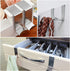 8 PCS Over The Door Hooks, Z-shaped Reversible Sturdy Hanging Hooks, Hold up to 11Lbs, Stainless Steel