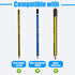 Fine Replacement Pencil Nibs Compatible with STAEDTLER Noris Digital Jumbo/Classic EMR Digital Pen Stylus, Titanium
