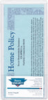 StoreSMART Brochure Holder with Business Card Pocket - Clear Vinyl Plastic - 10 Pack - 8 3/4" x 4"