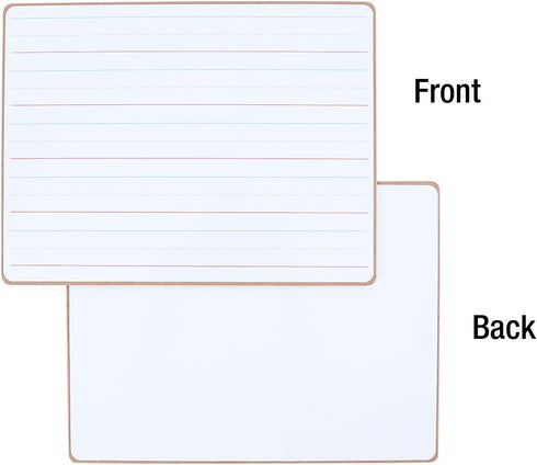 Magnetic Dry Erase White Boards Lined - Lapboard for Students, 1 Pack, 12 Inches X 9 Inches