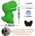 Six Senses Media Laundry Door Post 2.0, Dinosaur Doorstop, Modern Washing Machine Accessory in Dinosaur Colors