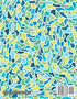 Notebook: Blue Green Design, Blank Unlined / Non-ruled Notebook - (Letter size 8.5 x 11 Inches) 100 Pages - 112