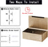 YRONG Set Adhesive Toilet Paper Holder with Shelf and Storage, Wall Mount Toilet Paper Roll Holder & Flushable Wipes