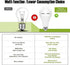 Rechargeable Light Bulbs, 9W Battery Operated LED, 600 Lumen 3000K Warm White, for Power Outage, 4 Pack