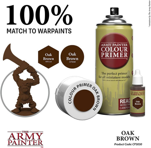 The Army Painter Color Primer Spray Paint, Acrylic Spray Undercoat for Miniature Painting, Spray Primer for Plastic