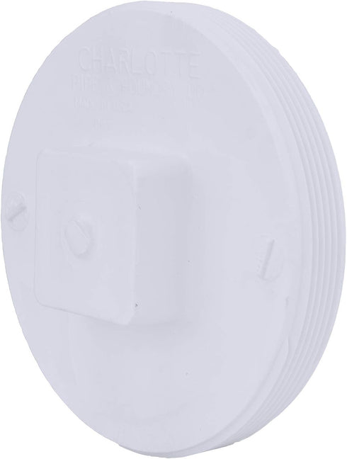 CHARLOTTE PIPE 6 DWV CLEANOUT PLUG, DWV (DRAIN, WASTE AND VENT), 1 Unit Piece