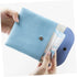 6pcs Menstrual Pad Pouch Portable Napkin Bags Zipper Multi-Function and Period Storage Pouch Stylish Pu Bags for Women