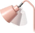 LD1071-BPK 16" Simple Designs Sleek Essentials Adjustable Metal Desk Task Lamp with Dual USB Ports, for Office, Desk