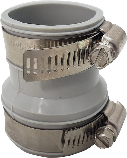 Drain Connect Coupling 1-1/2 CI&PL x 1-1/2 Tubular 1-1/4 CI & PL