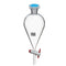 American Fristaden Lab 500mL Separatory Funnel, PTFE Stopcock Valve, Borosilicate Glass
