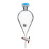 American Fristaden Lab 500mL Separatory Funnel, PTFE Stopcock Valve, Borosilicate Glass