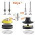 9 Pack 2 Inch Drill Sanding Attachment Variety Kit Quick Change Disc Pad Holder, with 1/8"and 1/4" Shanks for Die Grinder Accessories