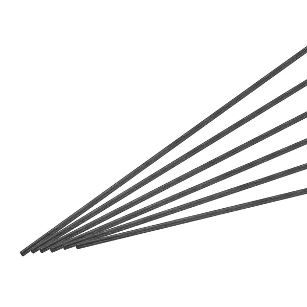 MECCANIXITY 6 Pack Carbon Fiber Rod, 1.5mm x 150mm for RC Plane DIY Tool and Quadcopter Arm