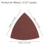 30pcs Mouse Sander Detail Sandpaper, 3000 Grit, Triangle Hook and Loop Assorted Sheets for Wood Polishing