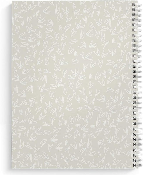 Softcover Everything Is Fine 8.5" x 11" Snarky Spiral Notebook/Journal, 120 Daily Planner Pages, Durable Gloss Laminated Cover, White Wire-o Spiral. Made in the USA by Gotcha Covered Notebooks