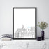 TORASO Magnetic Dry Erase White Board, Vintage Black Frame, 18"x 24", Wall Hanging for Office/School/Home Memo