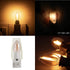 C7 LED Night Light Bulb, E12 Candle Base, 0.5 Watts LED Filament, 4W 5W Equivalent, Pack of 2