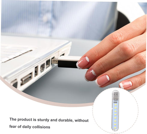 3 Pcs USB Rechargeable LED Night Lights Portable Table Lamps with White LEDs Creative Small Desk Lamps for Bedroom