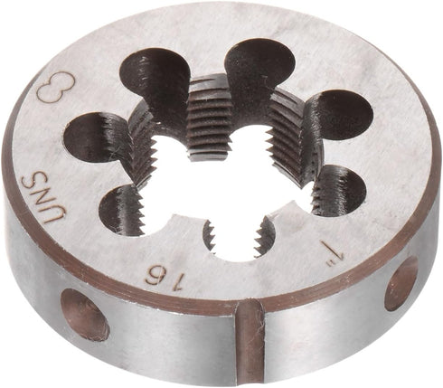 uxcell Round Threading Dies, 1-16 UNS Thread (Right Hand), Alloy Tool Steel Screw Cutting Repair Tool