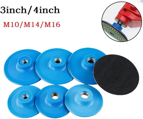 Floweringbeter 34inch (4inch M10) Sanding Disc Backing Pad Suitable for Use with Buffing and Polishing Pads Featuring