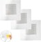 3 Pcs 2 Inch Wall Patch Repair, Self Adhesive Drywall Patch and Fiberglass Repair Kit for Heavy Duty Drywall