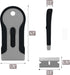 2 Pack, 30 Set Bates- Razor Blade Scraper Tool, Extra Stainless Steel Blades, Anti-Slip Ergonomic Handle Design, Razor