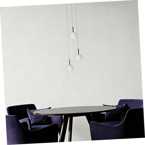 80mm ABOOFAN Frosted Glass Globe Lamp Shade round Ball Diameter Replacement Lampshade for Ceiling Fan Pendant Light