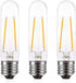 T10 Edison LED Tube Bulbs - Warm White, 2700K, Dimmable - Vintage