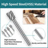 20PCS HSS Rotary Burr Set, Carving Bits and Engraving Router Bit Set for Woodworking and Drilling