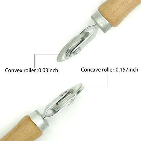 Screen Repair Kit - Roller Tool with Bearing, Retainer Spline (32ft) and Hook for Window Patio Door
