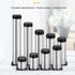 LBAawxe 4pcs Stainless Steel Cabinet Legs Adjustable Furniture Legs Round Support Feet for Bedside Table