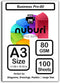 Nuburi Office Supply Premium A3 Size Printer Paper - Smooth Bright White Printing Surface -