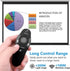 Presentation Clicker Remote for PowerPoint - RF 2.4GHz Wireless Presenter USB for Mac, Keynote, Computer, Laptop