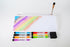 Glassboard Studio Glass Dry Erase Doodle Tray for Desktop Office Supply Storage - Includes 8 Markers and Eraser (White)